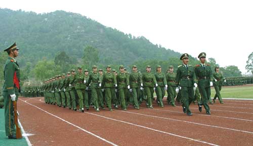 武警8730部队和8731部队徐维山大校,赵永平大校,华荣林上校,文必兵