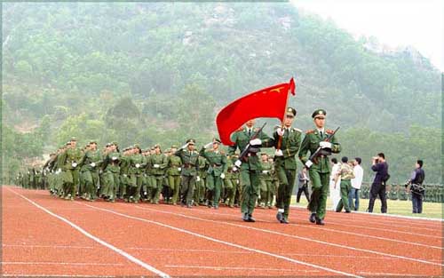 武警8730部队和8731部队徐维山大校,赵永平大校,华荣林上校,文必兵